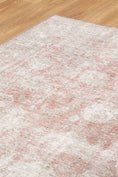 Load image into Gallery viewer, Sparta Blush Machine Washable Rug side facing