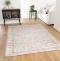 Load image into Gallery viewer, Sarrah Blush Machine Washable Rug on floor