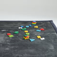 Load image into Gallery viewer, Misty Charcoal Childrens Play Mat