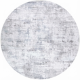 Load image into Gallery viewer, Abstract Evalina in Grey : Round Rug