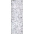 Load image into Gallery viewer, Abstract Evalina in Grey : Runner Rug