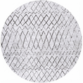 Load image into Gallery viewer, Alma Scandi in Silver : Round Rug