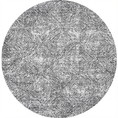 Load image into Gallery viewer, Contemporary Lauro in Grey : Round Rug