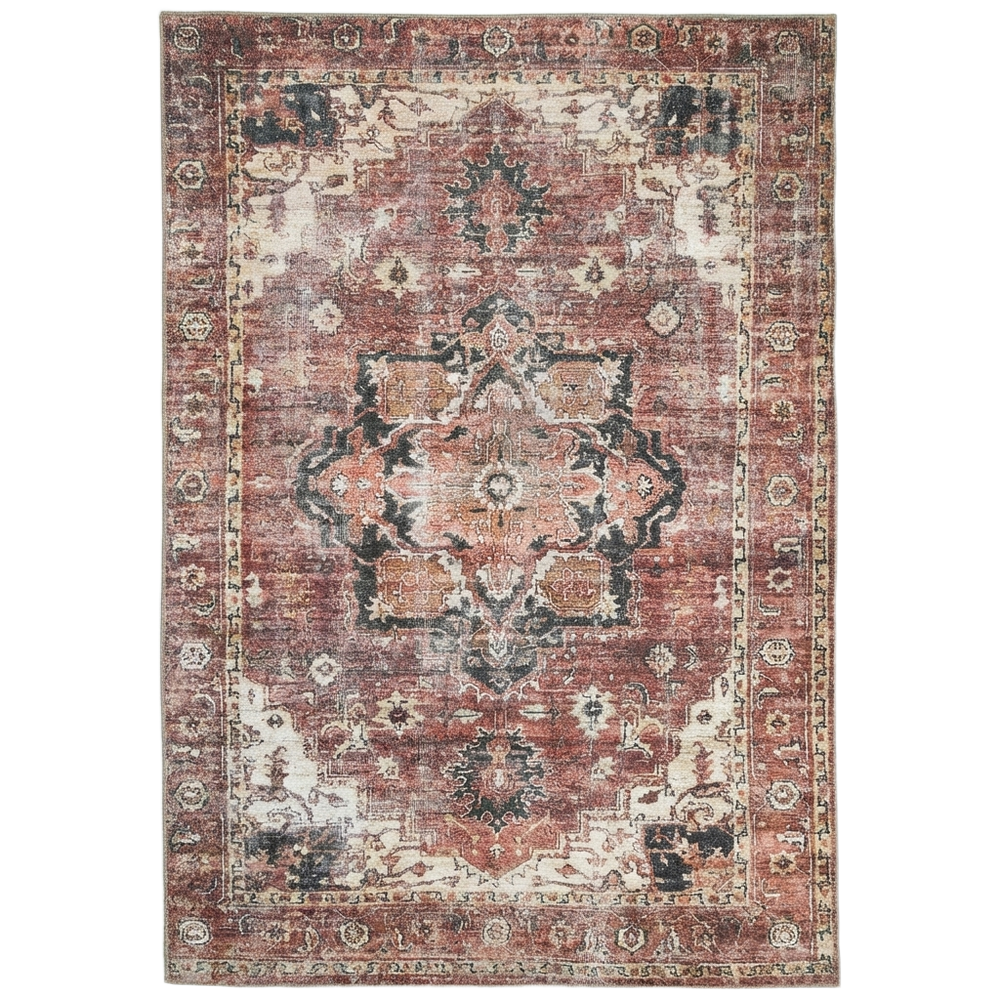 Distressed Vintage Cezanne Area in Multicolor Rug – The Rug Distressed Vintage Cezanne Area in Multicolor Rug – The Rug