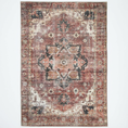 Load image into Gallery viewer, Distressed Vintage Cezanne Area in Multicolor Rug