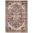 Load image into Gallery viewer, Distressed Vintage Cezanne Area in Multicolor Rug