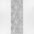Load image into Gallery viewer, Distressed Vintage Chilaz in Grey : Runner Rug