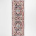 Load image into Gallery viewer, Distressed Vintage Kendra in Multicolor : Runner Rug