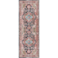 Load image into Gallery viewer, Distressed Vintage Kendra in Multicolor : Runner Rug