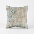 Load image into Gallery viewer, Distressed Vintage Oxus Desert in Grey Pillow