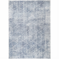 Load image into Gallery viewer, Greenport Geometric Design in Blue Rug