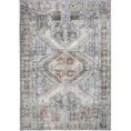 Load image into Gallery viewer, Le Grand Louvre Contemporary in Blue & Grey Rug