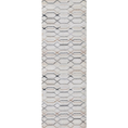 Load image into Gallery viewer, Maxine Lattice Pastel in Grey : Runner Rug
