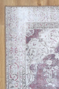 Load image into Gallery viewer, Rose Machine Washable Rug on side