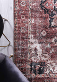 Load image into Gallery viewer, Distressed Vintage Cezanne Terracotta Runner quality