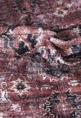 Load image into Gallery viewer, Distressed Vintage Cezanne Terracotta Runner washable