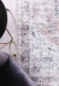 Load image into Gallery viewer, Distressed Vintage Cezanne Blush Area Rug zoomed view