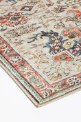 Load image into Gallery viewer, Vintage Wreath Multi Rug side view