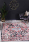 Load image into Gallery viewer, Distressed Vintage Kendra Area Rug Runner on floor