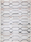Load image into Gallery viewer, Maxine Lattice Pastel in Grey Rug