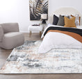 Load image into Gallery viewer, Abstract Twilight Ash Rug main