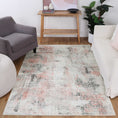 Load image into Gallery viewer, Abstract Celine Blush Rug in living room
