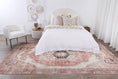Load image into Gallery viewer, Carmine Vintage Rust Rug in bedroom