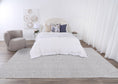 Load image into Gallery viewer, Urban Cobblestone Solid Area Rug in Bedroom