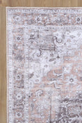 Load image into Gallery viewer, Distressed Vintage Cezanne Blush Area Rug side facing