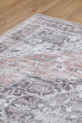 Load image into Gallery viewer, Distressed Vintage Cezanne Blush Area Rug on side