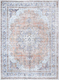 Load image into Gallery viewer, Distressed Vintage Oxus Desert in Grey & Beige Rug
