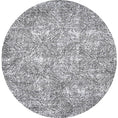 Load image into Gallery viewer, Contemporary Lauro in Grey : Round Rug