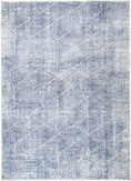 Load image into Gallery viewer, Greenport Geometric Design in Blue Rug