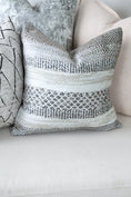 Load image into Gallery viewer, Distressed Vintage Kendra Ash Pillow on side