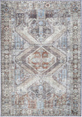 Load image into Gallery viewer, Le Grand Louvre Contemporary in Blue & Grey Rug