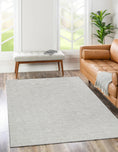 Load image into Gallery viewer, Urban Linen Solid Area Rug in Living Room