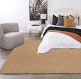 Load image into Gallery viewer, Urban Mustard Solid Area Rug in Bedroom