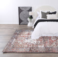 Load image into Gallery viewer, Sophia Heritage Rust Rug in bedroom