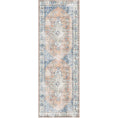 Load image into Gallery viewer, Distressed Vintage Pissarro Terracotta in Grey & Beige : Runner Rug