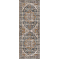 Load image into Gallery viewer, Distressed Vintage Cezanne in Grey : Runner Rug
