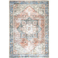 Load image into Gallery viewer, Distressed Vintage Cezanne Terracotta Sky Area Rug quality