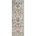 Load image into Gallery viewer, Le Grand Louvre Contemporary in Blue & Grey : Runner Rug