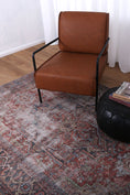 Load image into Gallery viewer, Sophia Heritage Rust Rug side view