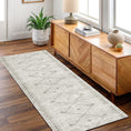 Load image into Gallery viewer, Wild Congo Natural Beige Runner on floor