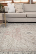 Load image into Gallery viewer, Dusk Beige Blush Area Rug in living room
