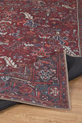 Load image into Gallery viewer, Parisa Red Persian Area Rug side facing
