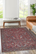 Load image into Gallery viewer, Parisa Red Persian Area Rug on a floor
