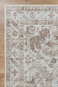 Load image into Gallery viewer, Duchess Beige Area Rug corner view
