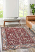 Load image into Gallery viewer, Shiraz Persian Red Area Rug front facing
