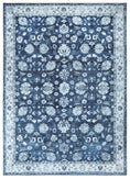 Load image into Gallery viewer, Wedgewood Blue Vintage Area Rug quality
